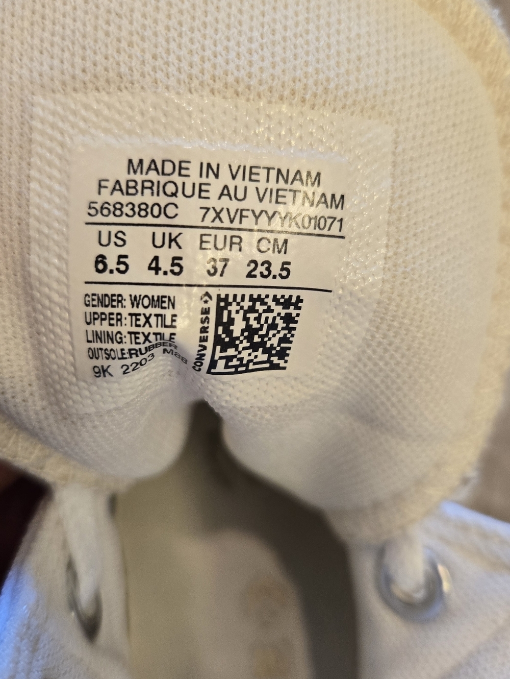Converse All-Star Lift High Tops, 6.5 - Picture 9 of 16